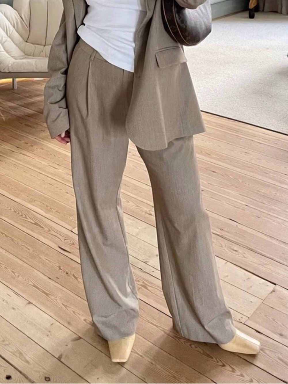 NWT Djerf Avenue Favorite Pants - Oat